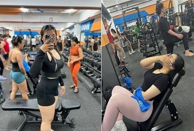 không che-Đụ nát lồn em gymer body nóng bỏng